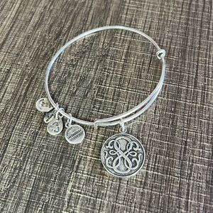 Silver Alex and Ani Path of Life Bracelet